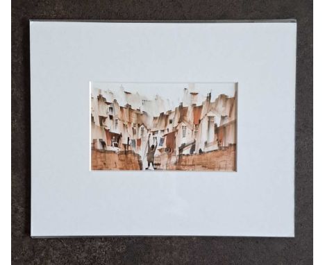 SUE HOWELLS - CALENDAR PRINT - WASHING DAY. 295 x 365 mm.