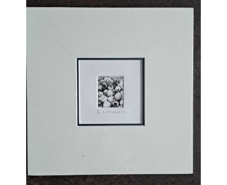 R McCAFFERTY - POTS,&nbsp;LIMITED EDITION 6/50. 250 x 250 mm.