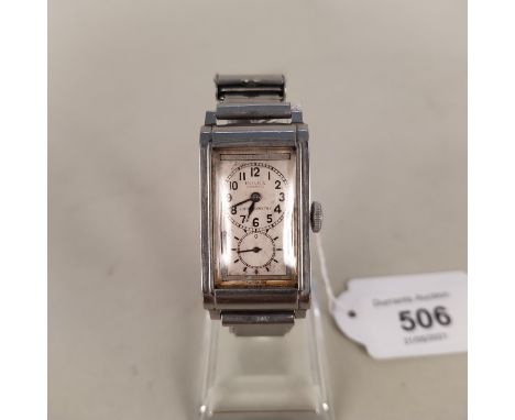 A Rolex Prince Chronometer 'Doctors' wristwatch c1930's, ref 1862, Serial 024852 with Clewco bracelet (believed to be its ori