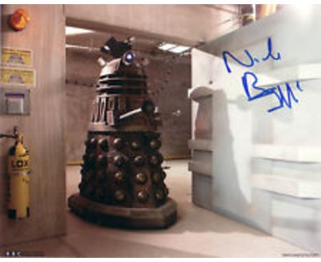 Nicholas Briggs Doctor Dr Who genuine signed photo, An 10 x 8 photo of Nick Briggs the voice of the Daleks and clearly signed