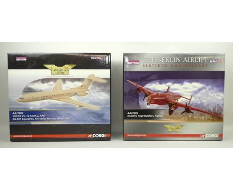 A Corgi, The Aviation Archive, limited edition die cast model of a Handley Page Halifax/Halton, Sixtieth Anniversary of the B
