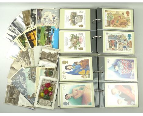A pair of albums of first day covers, including 4/8/1980 Queen Mother's 80th birthday FDC mint collection, together with 46 a
