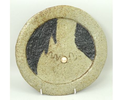 Joan Gardy Artigan: a ceramic dish, 'Collar' limited edition 60/100, signed verso, 27cm diameter.