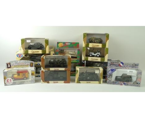 A quantity of Solido and Victoria die cast military vehicles, boxed. (25)