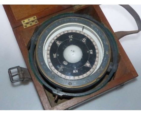 Boxed binnacle compass