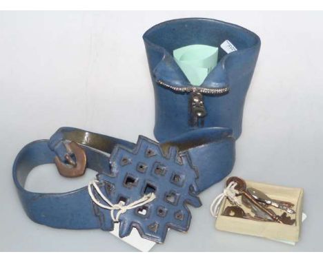 Janet Halligan; three contemporary ceramic sculptures