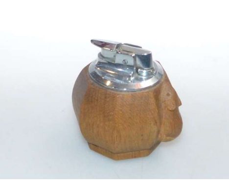 Robert 'Mouseman' Thompson oak table lighter