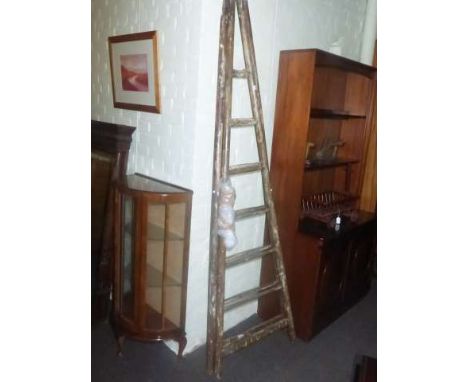 Pair of vintage apple ladders