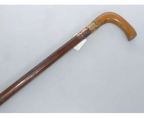 Walking stick with Nelson copper mount