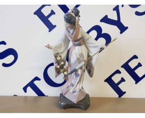 LLADRO FIGURE 1451 GEISHA  GIRL TERUKO WITH ORIGINAL BOX