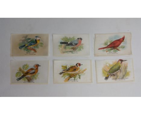 PHILLIPS, BDV issue, silks, Birds, medium sized, 68mm x 42mm, part set, inc. Blue Tit, Chaffinch, Cardinal, Goldfinch, Roller