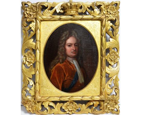 British School, 18th Century Portrait of Edward Harley, 5th Earl of Oxford and Earl Mortimer (1773-1848),unsigned, with two p