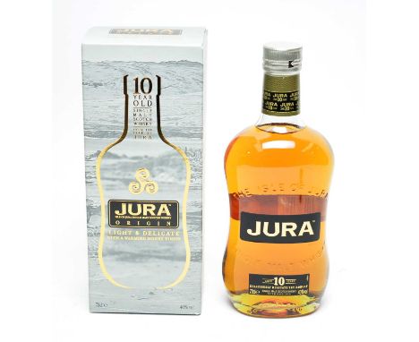 Jura Origin 10 year old single malt scotch whisky, in carton, one bottle. 