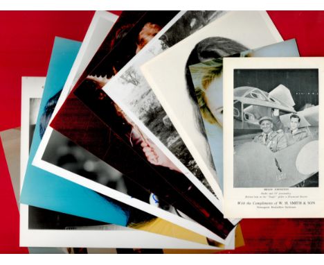 TV and Film Collection of 10 Vintage Signed Photos approx size 8 at 10 x 8, 2 at 6 x 4, Includes Kate Nelligan, Karen Grassle