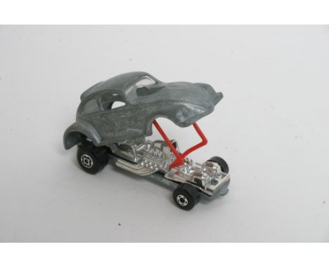 Matchbox Superfast Dragon Wheels No 43 in base metal having chrome internal engine 