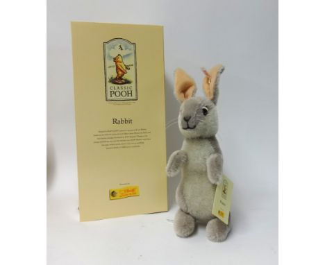 Steiff Disney Winnie the Pooh rabbit, mohair, height 35cm, limited edition 5000, boxed with outer trade carton.