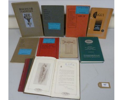 WALTON E. C. &amp; CO. &nbsp;Illus. catalogue of portable wood &amp; iron buildings, etc. Orig. wrappers, c.1920's; also 9 ot