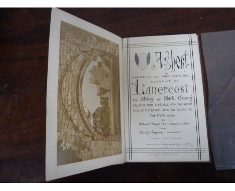 FERGUSON R. S. &amp; C. J.&nbsp;&nbsp;A Short Historical &amp; Architectural Account of Lanercost. Litho title, double page l