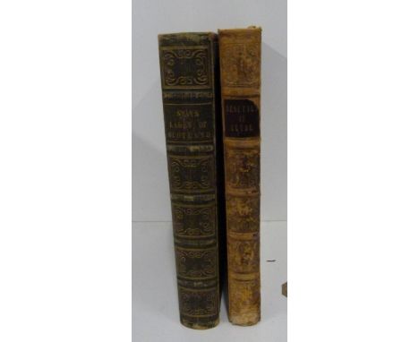 LEIGHTON J. M. &amp; SWAN JOSEPH.&nbsp;&nbsp;The Lakes Of Scotland, A Series of Views. Eng. plates. Quarto. Dec. green morocc