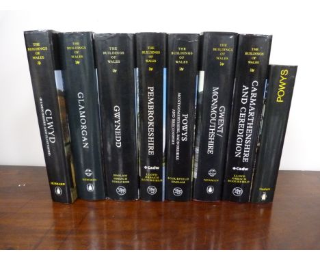 "PEVSNER".&nbsp;&nbsp;The Buildings of Wales. 7 vols. in d.w's. 1980's-2000's; also 1 other.&nbsp; (8). 