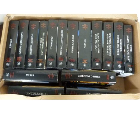 "PEVSNER".&nbsp; &nbsp;The Buildings of England. 16 vols. in d.w's, South &amp; Central England. Mainly 1990's-2000's. 