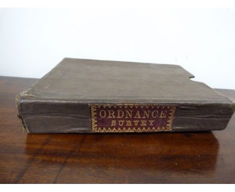Ordnance Survey.&nbsp;&nbsp;Northern England. 1":1 mile, 9 sectional maps in slip case. 1870's.
