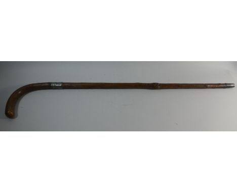 A 19th Century Thorn Wood Cased Swordstick with 75cms Square Steel Blade. 