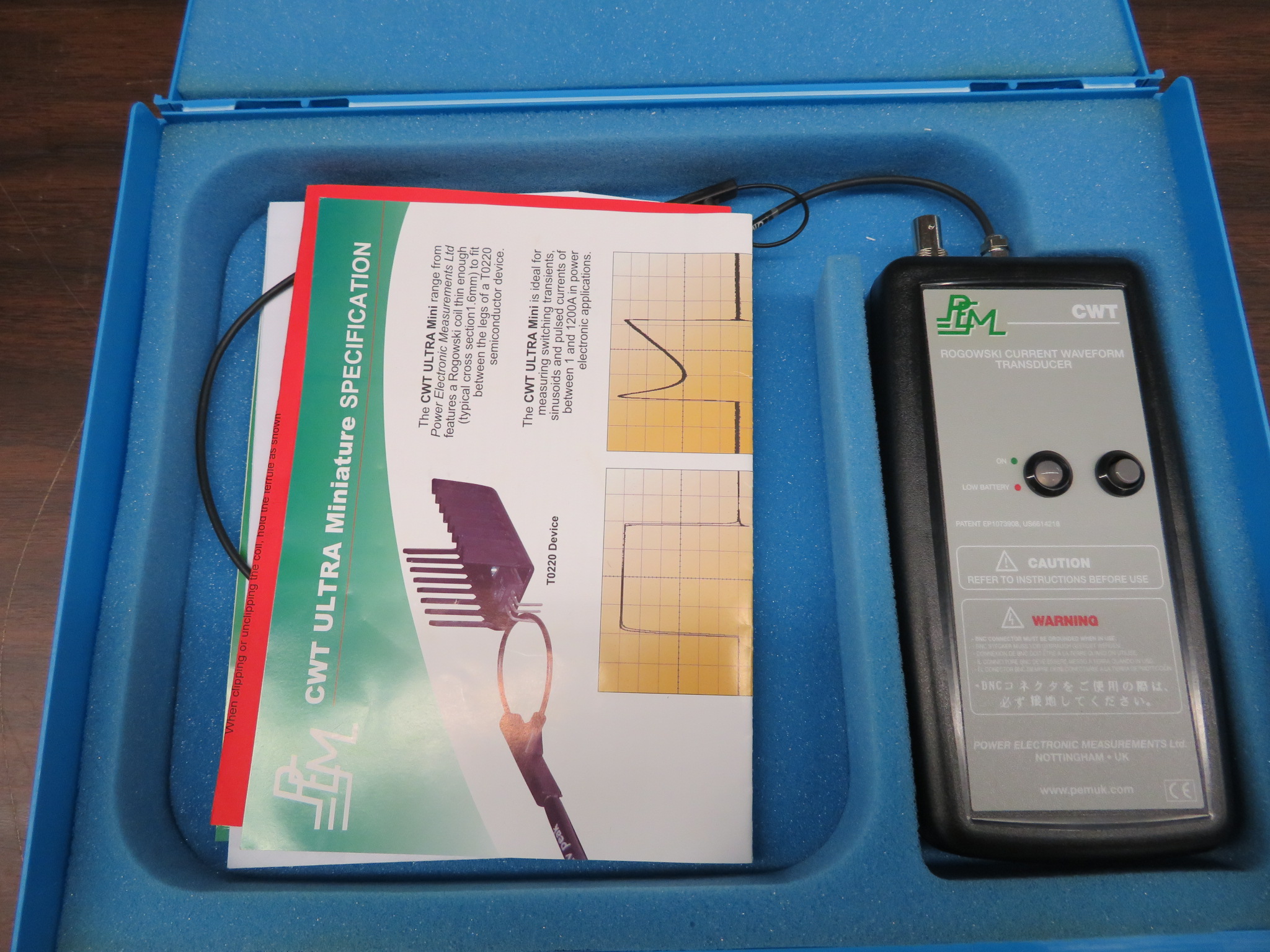 PEM CWT Rogowski Current Wave form Transducer