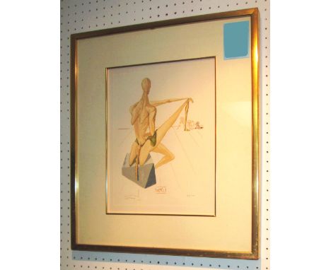SALVADOR DALI (Spanish, 1904-1989), 'L'enfer Canto of Minos' The Divine Comedy: Paradise 1963, lithograph in colours, 36/100,