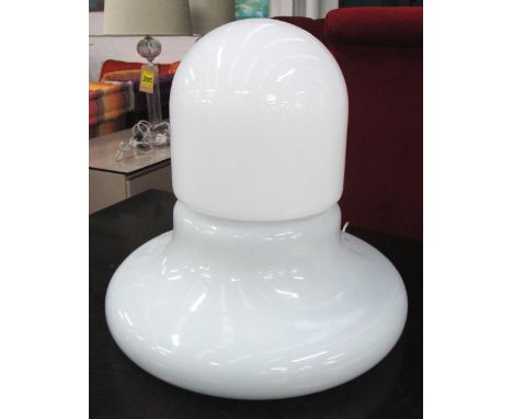'ZEA' TABLE LAMP, circa 1965, hand blown glass produced by Luneform, designed by Claudio Salocchi, 50cm H x 50cm diam. 
