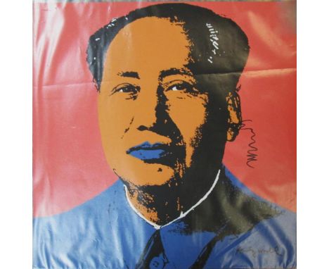 ANDY WARHOL (American, 1928-1987), 'Chairman Mao', original lithograph on heavy wove paper, circa 1986, hand numbered in penc