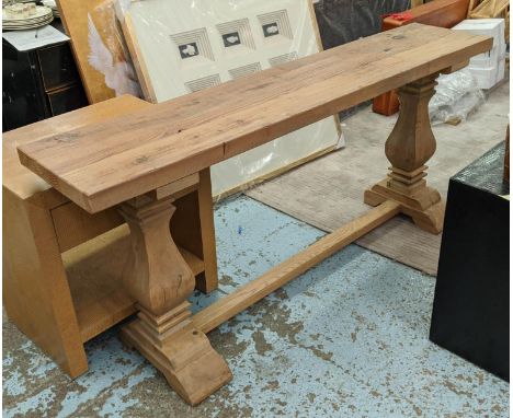 CONSOLE TABLE, 186cm x 40cm 82cm, French Provincial style design. 