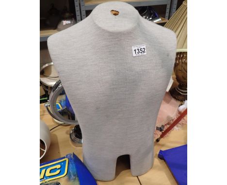 Male shop display mannequin torso, lacking stand. Not available for in-house P&amp;P, contact Paul O'Hea at Mailboxes on 0192