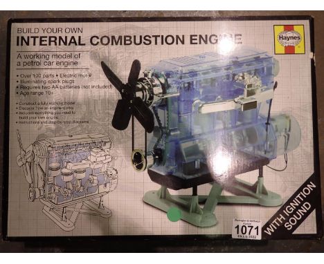 Haynes Build Your Own internal combustion engine. Not available for in-house P&amp;P, contact Paul O'Hea at Mailboxes on 0192