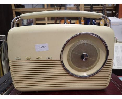 A Bush vintage radio. Not available for in-house P&amp;P, contact Paul O'Hea at Mailboxes on 01925 659133 