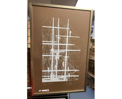 SIGNED LTD EDITION PRINT - FRAMED - 91 X 59 CMS APPROX