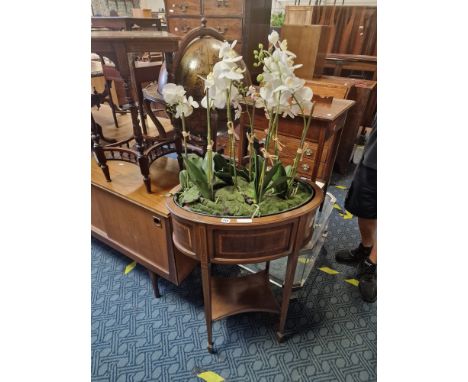 OVAL INLAID PLANTER