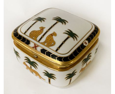 CHRISTIAN DIOR CHINA CASABLANCA MUSIC BOX ''AS TIME GOES BY'' 5.5CMS (H) APPROX