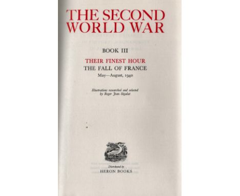 Winston Churchill The Second World War Book III. Titled Their Finest Hour, The Fall Of France. First Published 1949. Ninth Ed