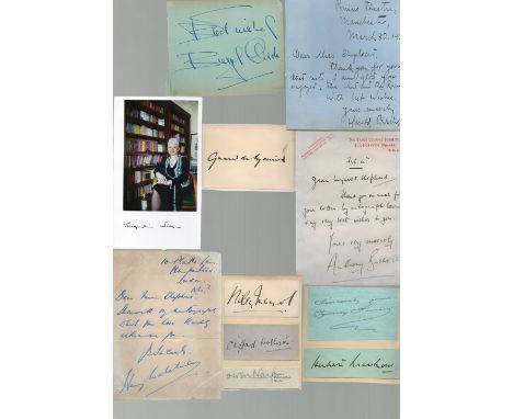 Vintage TV and Music Collection. Signatures such as Beryl Orde, Harald Birch, Anthony Bushell, Harry Welchman, Jacqueline Wil