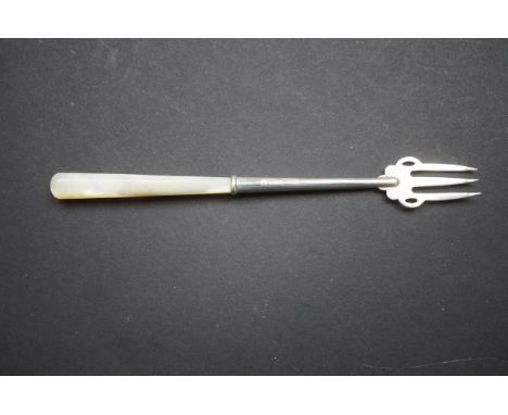 Chester hallmarked pickle fork 