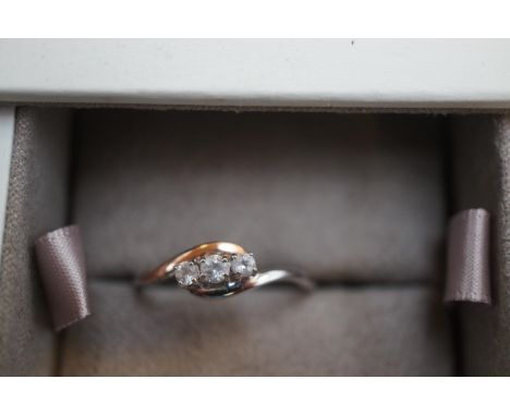 Boxed Clogau silver ring 