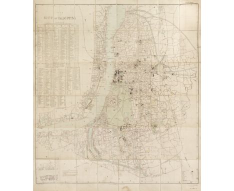 Calcutta. Plan of the City of Calcutta, published under the direction of Colonel St. G. C. Gore, R. E. Surveyor General of In