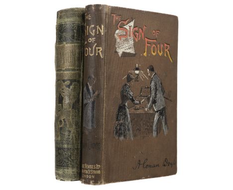 Doyle (Arthur Conan). The Sign of Four, 2nd edition, London: George Newnes, 1892, a few light spots, original pictorial brown