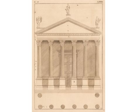 Palladio (Andrea). The Four Books of Architecture..., Literally translated from the original Italian by Isaac Ware, 2nd editi