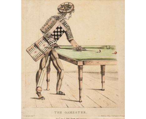 * Billiards. A collection of 29 prints and engravings, 19th and 20th-century, prints, engravings and lithographs by or after 