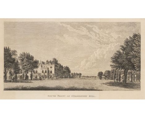 Walpole (Horace). A Description of the Villa of Mr. Horace Walpole, youngest son of Sir Robert Walpole, Earl of Orford, at St