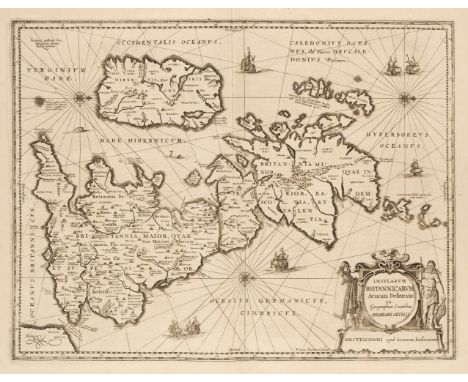 British Isles. Jansson (Jan &amp; Ortelius Abraham), Insularum Britannicarum Acurata Delineatio ex Geographicis Conatibus Abr