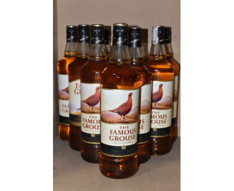 BLENDED WHISKY, Ten One Litre Bottles of The Famous Grouse Blended Scotch Whisky, fill levels mid-low neck, all seals intact 