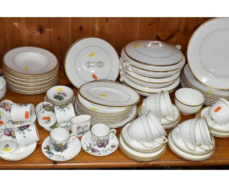 A SIXTY SEVEN PIECE ROYAL WORCESTER VICEROY PART DINNER SERVICE, AND OTHER WORCESTER ITEMS, the dinner service comprises thre